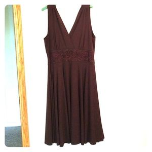 A -line stunning Brown dress
